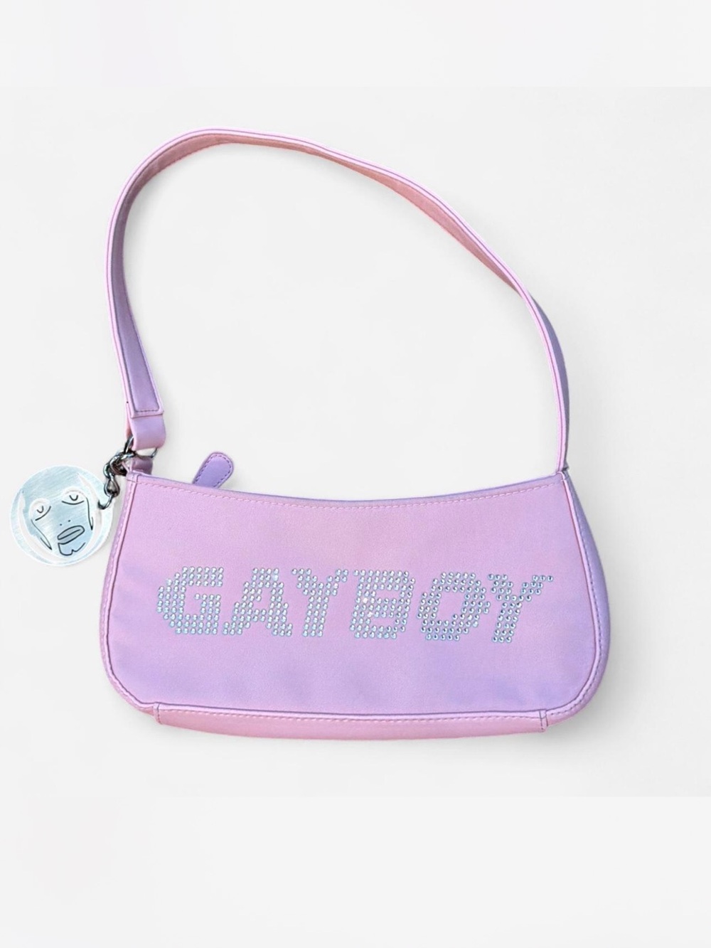 Gayboy Pink Bedazzled Mini Bag
